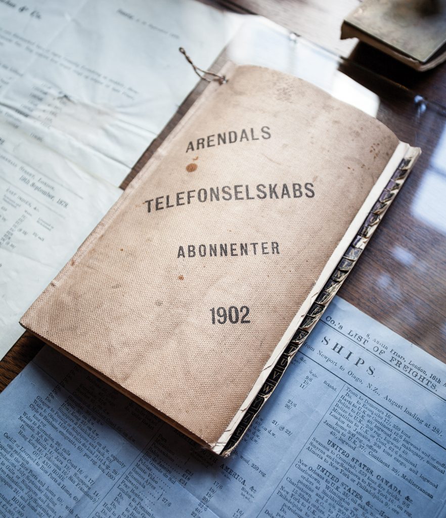 Overtoldinspectør Kløcker hadde innlagt strøm og telefon allerede i 1902.